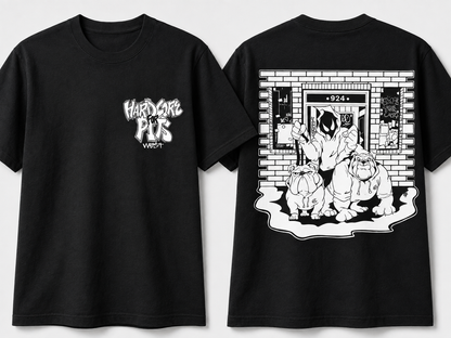 *Pre-Order* Hardcore For Pits West — Limited Edition Event Tee  Hardcore. Pit bulls. No apologies.