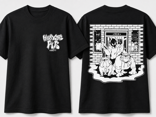 *Pre-Order* Hardcore For Pits West — Limited Edition Event Tee  Hardcore. Pit bulls. No apologies.