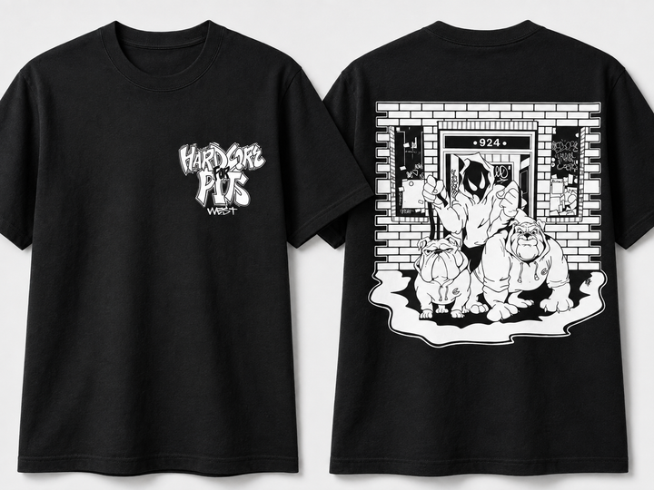 *Pre-Order* Hardcore For Pits West — Limited Edition Event Tee  Hardcore. Pit bulls. No apologies.